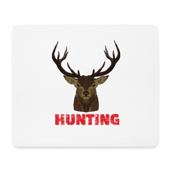 Dad & Daughter Hunting Buddy - Mouse Pad (horizontal) - white - Front