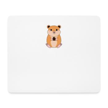 Guinea Pig Heartbeat - Mouse Pad (horizontal) - white - Front