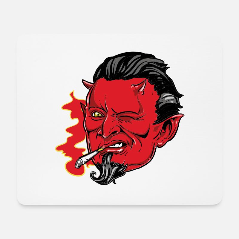 Evil Devil - Mouse Pad (horizontal) - white