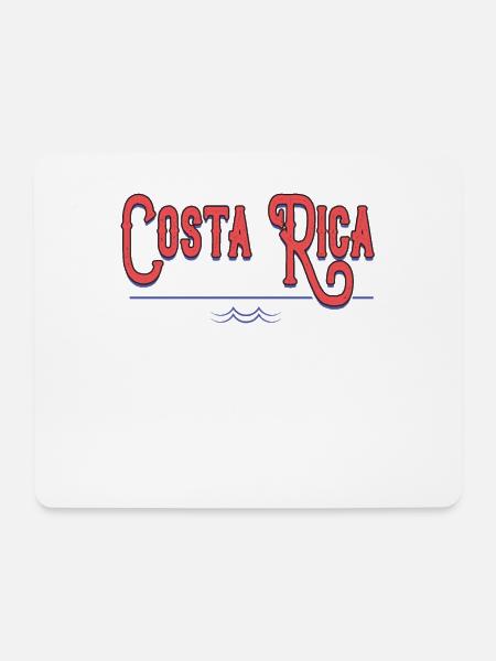 Costa Rica ruft an - Mousepad (Querformat) - Weiß