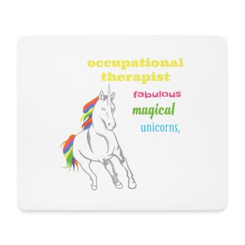 Occupational Therapist - Mouse Pad (horizontal) - white - Front