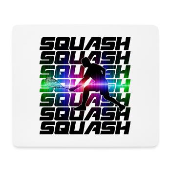Squash Sports Design - Mouse Pad (horizontal) - white - Front