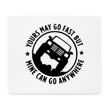 Offroad - Mouse Pad (horizontal) - white - Front