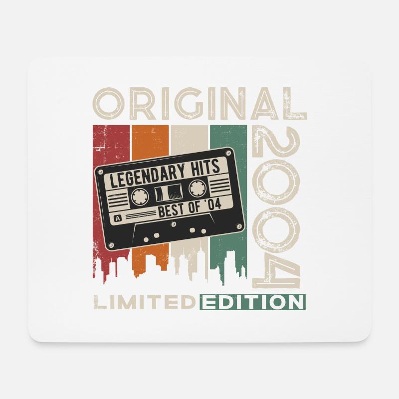 Original 2004 Jahrgang Vintage Geburtstag Retro - Mousepad (Querformat) - Weiß