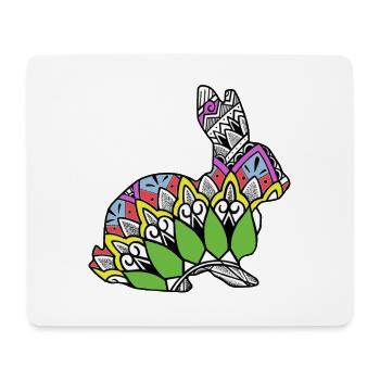 Rabbit - Mouse Pad (horizontal) - white - Front