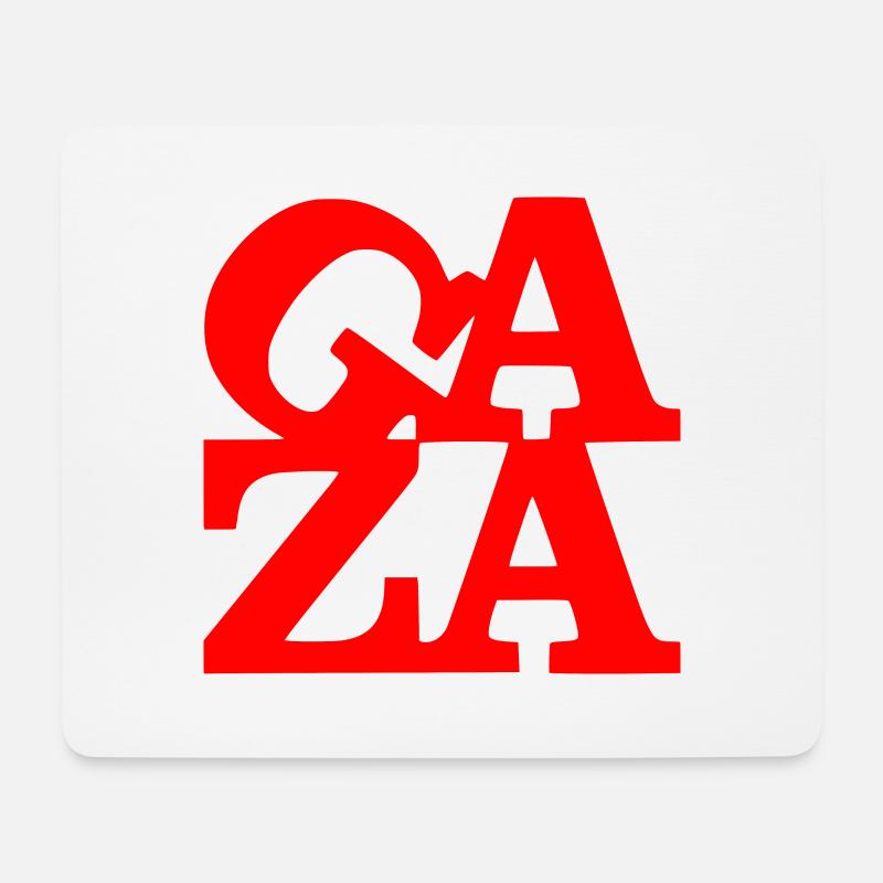 Gaza - Mouse Pad (horizontal) - white