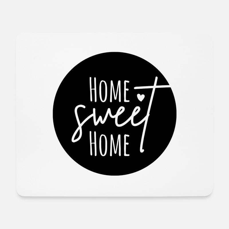Home Sweet Home - Mousepad (Querformat) - Weiß