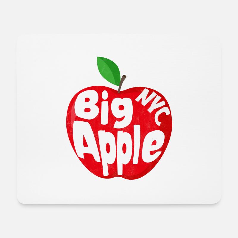 Big Apple NYC - New York - Mousepad (Querformat) - Weiß