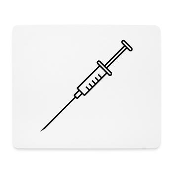 Syringe / Spritze / Seringue / Jeringa / Siringa - Mouse Pad (horizontal) - white - Front
