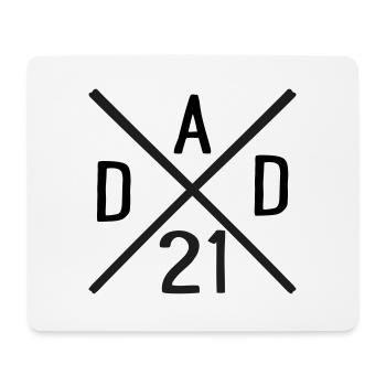 DAD 21 - Mousepad (Querformat) - Weiß - Vorne