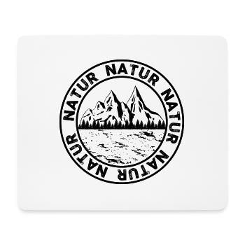 Nature - Natur - Naturliebhaber - Mousepad (Querformat) - Weiß - Vorne