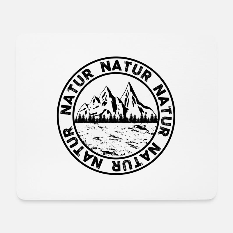 Nature - Natur - Naturliebhaber - Mousepad (Querformat) - Weiß