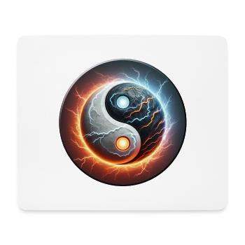 yinyang - Mousepad (Querformat) - Weiß - Vorne