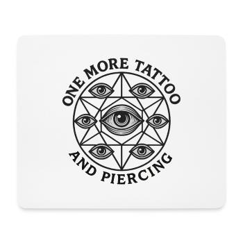 All-Seeing Circle Tattoo - Mouse Pad (horizontal) - white - Front