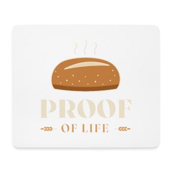 Proof of Life Bäckerei-Grafik - Mousepad (Querformat) - Weiß - Vorne