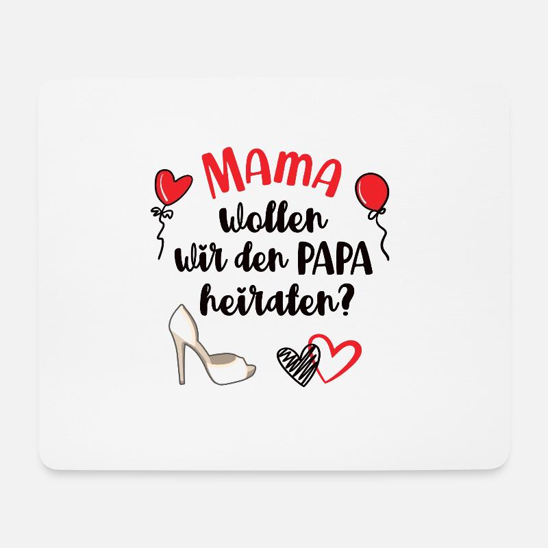 Heiratsantrag Machen Hochzeitsantrag Ideen - Mousepad (Querformat) - Weiß