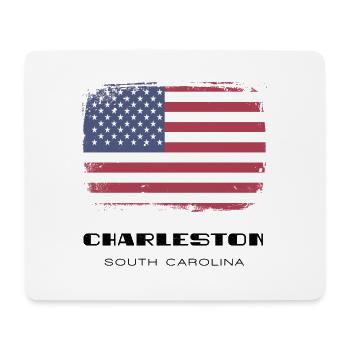 Charleston, South Carolina, USA - Mousepad (Querformat) - Weiß - Vorne