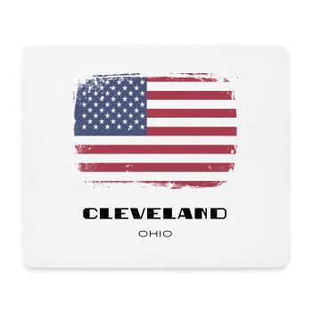 Cleveland, Ohio, USA - Mousepad (Querformat) - Weiß - Vorne