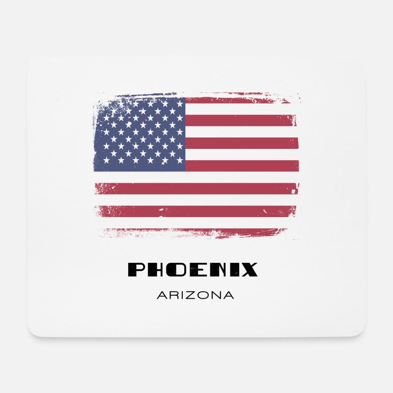 Phoenix, Arizona, USA - Mousepad (Querformat) - Weiß