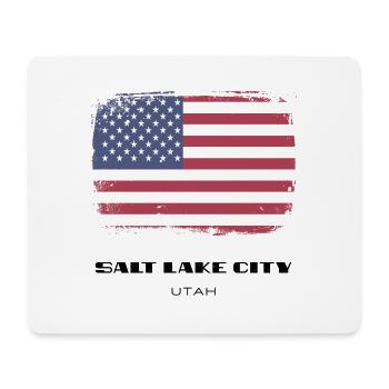 Salt Lake City, Utah, USA - Mouse Pad (horizontal) - white - Front