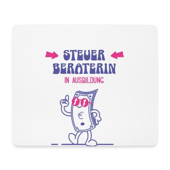 Steuerberaterin Ausbildung Steuerfachangestellte - Mousepad (Querformat) - Weiß - Vorne