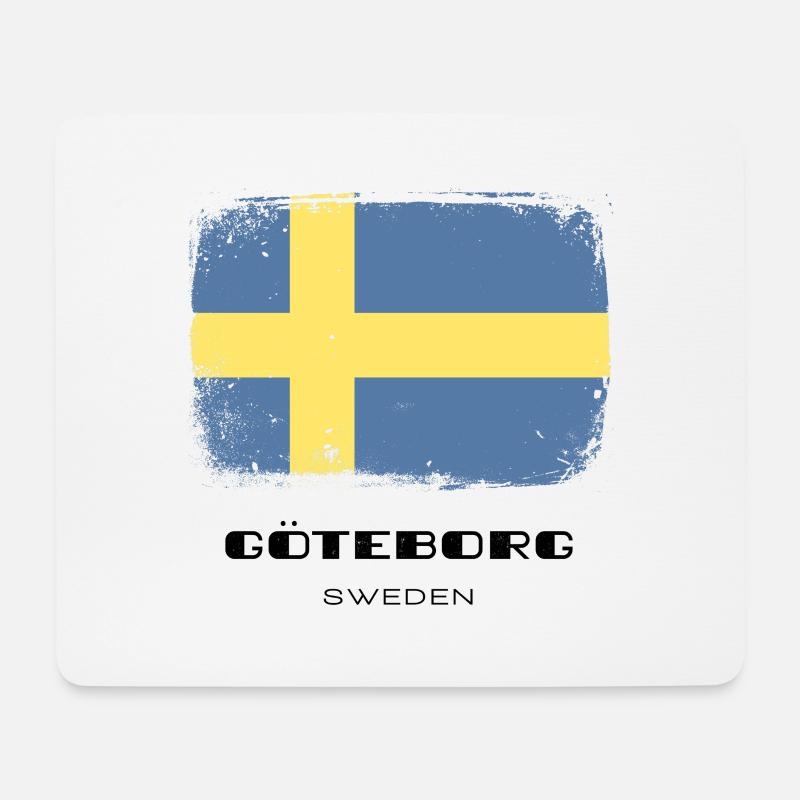 Göteborg /// Sweden /// Sverige /// Schweden - Mousepad (Querformat) - Weiß