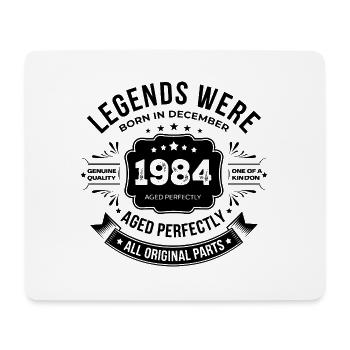 Dezember 1984 - Mousepad (Querformat) - Weiß - Vorne