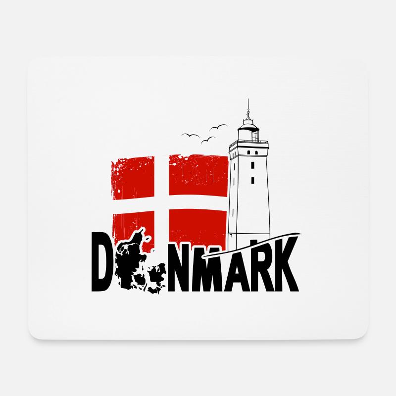 Rubjerg Knude Dänemark Urlaub - Mousepad (Querformat) - Weiß