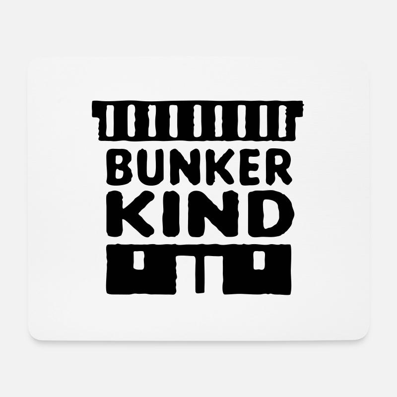 rzhw_bunker-kind-mc - Mousepad (Querformat) - Weiß