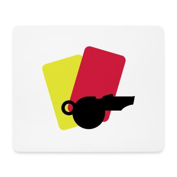 shiri equipment / referee stuff (2c) - Mouse Pad (horizontal) - white - Front