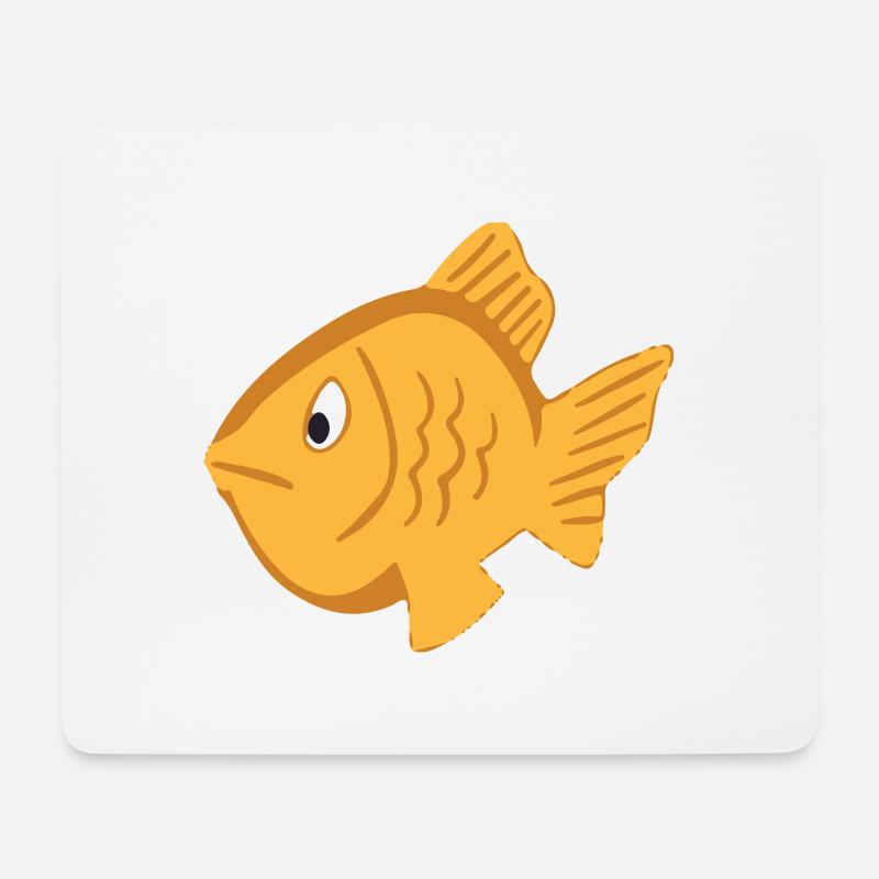 Ich liebe Fische Nemo Clownfisch Fischer - Mousepad (Querformat) - Weiß