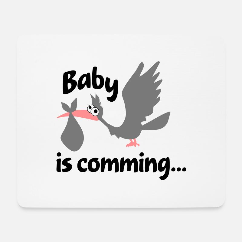 Baby - Mousepad (Querformat) - Weiß