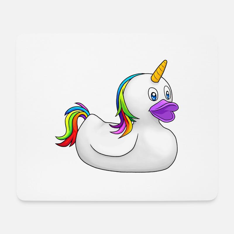 Duck Unicorn - Mouse Pad (horizontal) - white