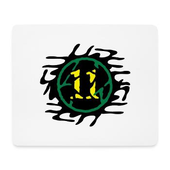 11_klecks_broken_vec_3fr - Tapis de souris (format paysage) - blanc - Devant