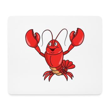 homard - Tapis de souris (format paysage) - blanc - Devant