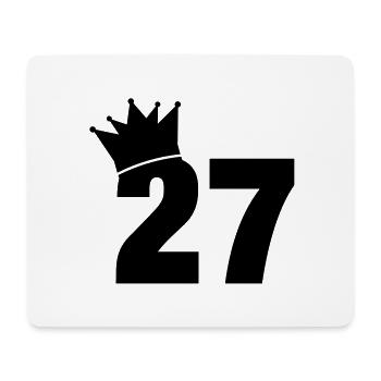 27_krone_f1 - Mousepad (Querformat) - Weiß - Vorne