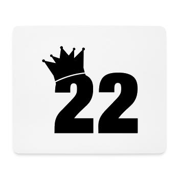 22_krone_f1 - Mousepad (Querformat) - Weiß - Vorne