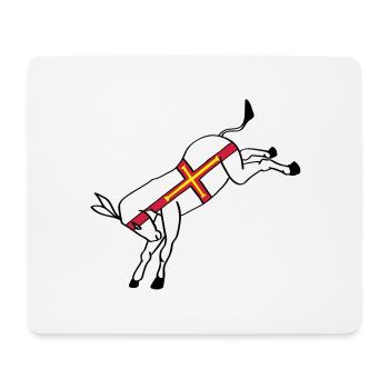 guernseydonkey - Mousepad (Querformat) - Weiß - Vorne