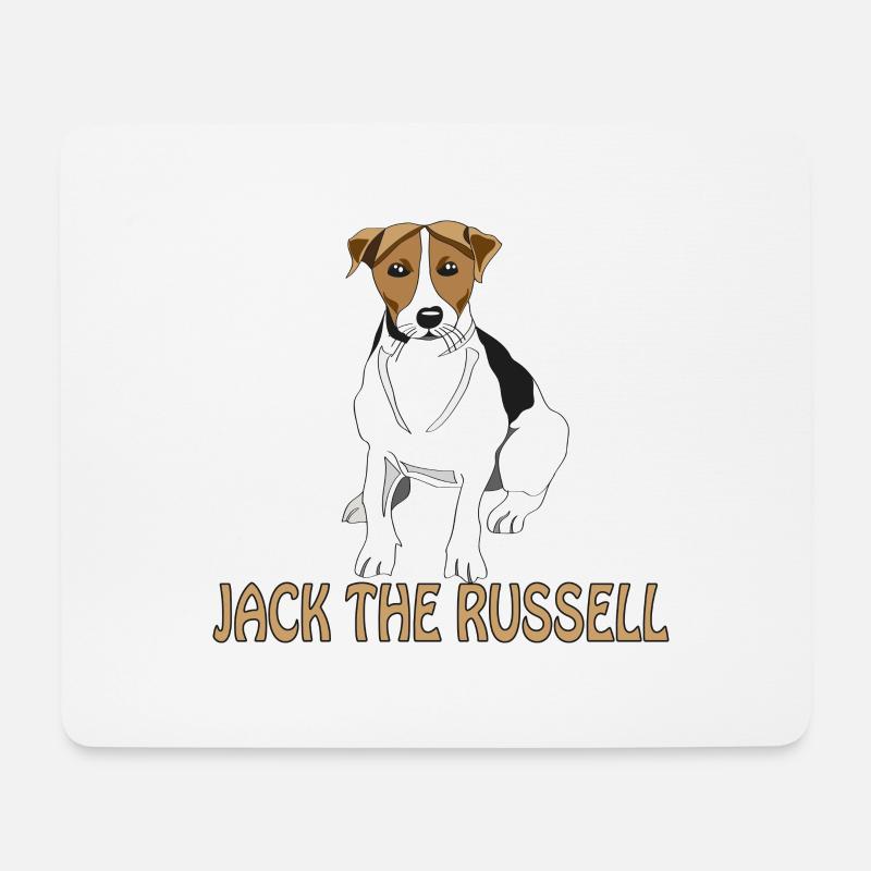 Jack Russell - Mouse Pad (horizontal) - white