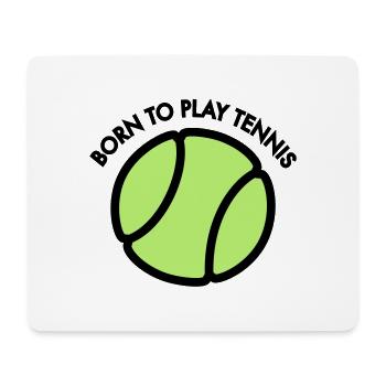 Tennis - Mousepad (Querformat) - Weiß - Vorne