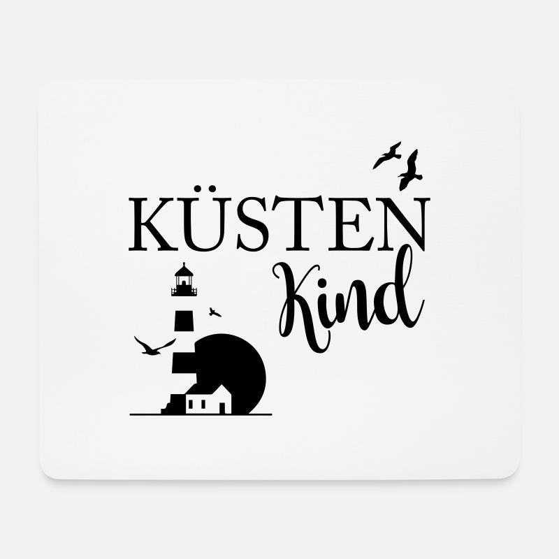 Coastal child - Mouse Pad (horizontal) - white