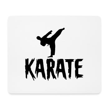 Karate-Logo - Mousepad (Querformat) - Weiß - Vorne