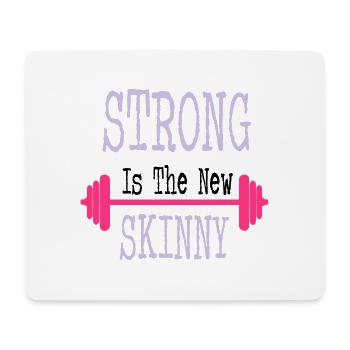 Strong - Mousepad (Querformat) - Weiß - Vorne