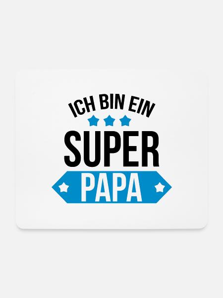 Ich bin ein Super Papa ! - Mousepad (Querformat) - Weiß