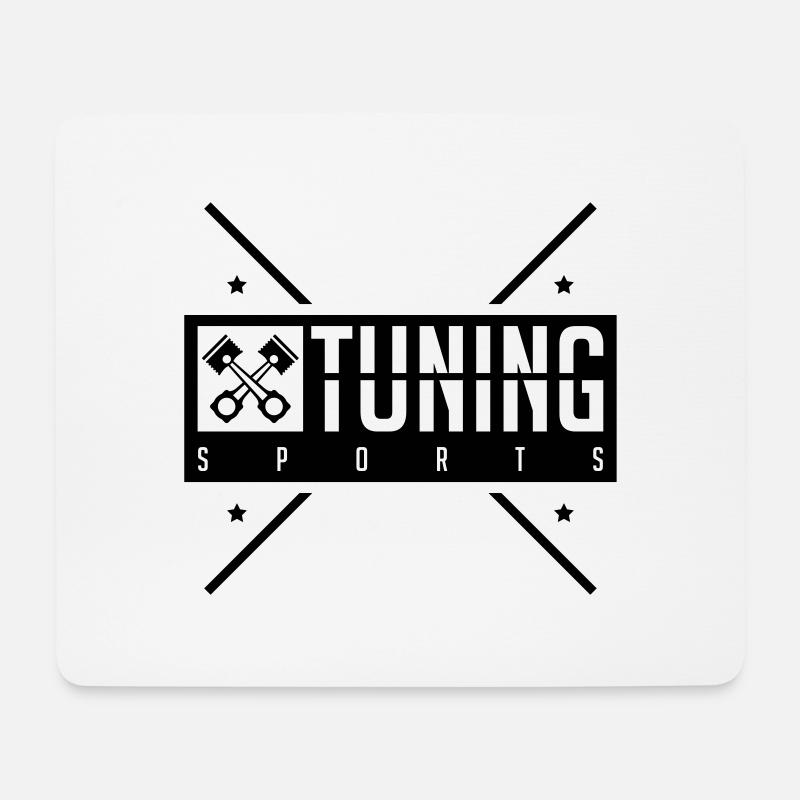 tuning_sports_yu1 - Mousepad (Querformat) - Weiß