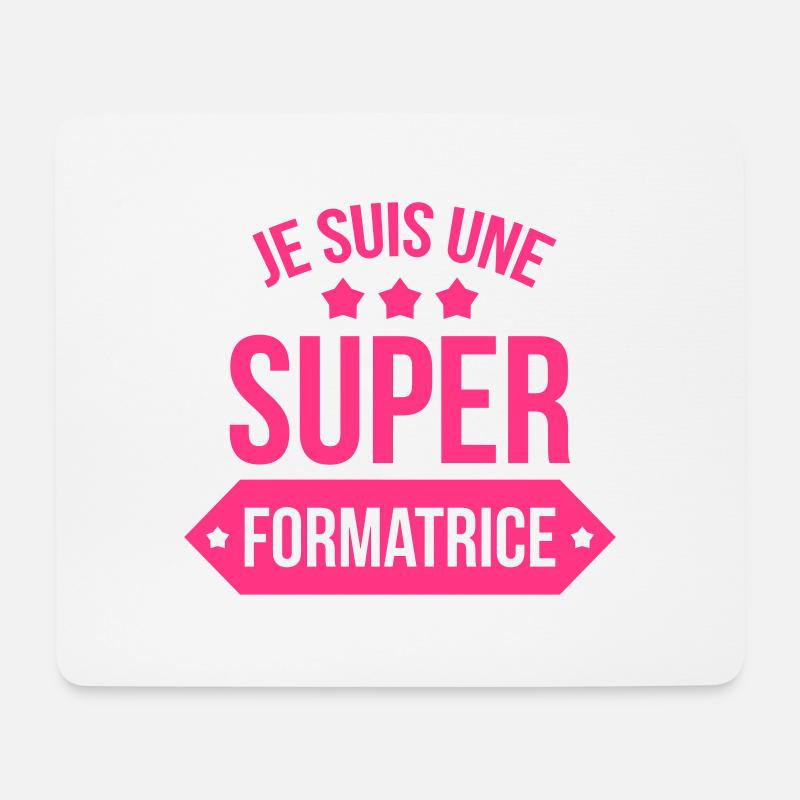 Ausbilder / Lehrer / Gestalter / trainer - Mousepad (Querformat) - Weiß
