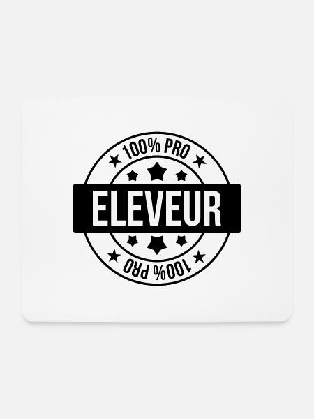 Züchter / Zucht / Tier / Hund / Katze - Mousepad (Querformat) - Weiß