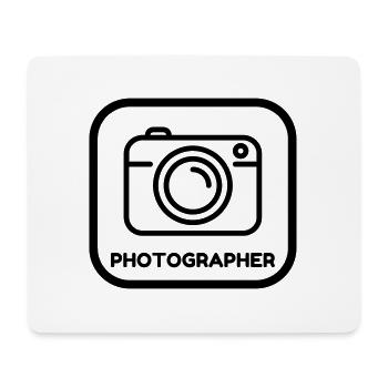 Fotograf / Fotografie / Bild / Video - Mousepad (Querformat) - Weiß - Vorne
