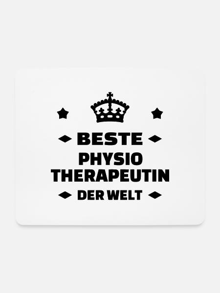 Krankengymnast / Krankengymnastin / Physio / - Mousepad (Querformat) - Weiß