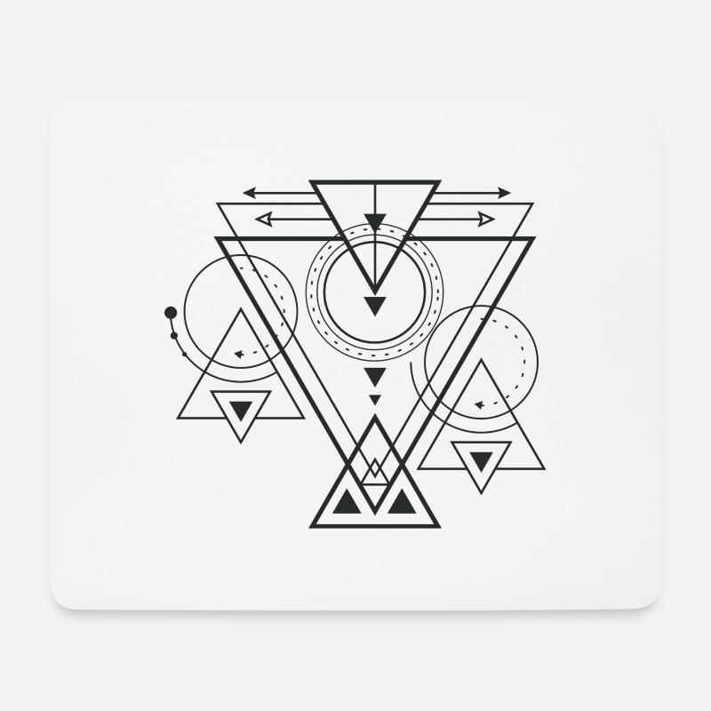 Geometry - Mousepad (Querformat) - Weiß